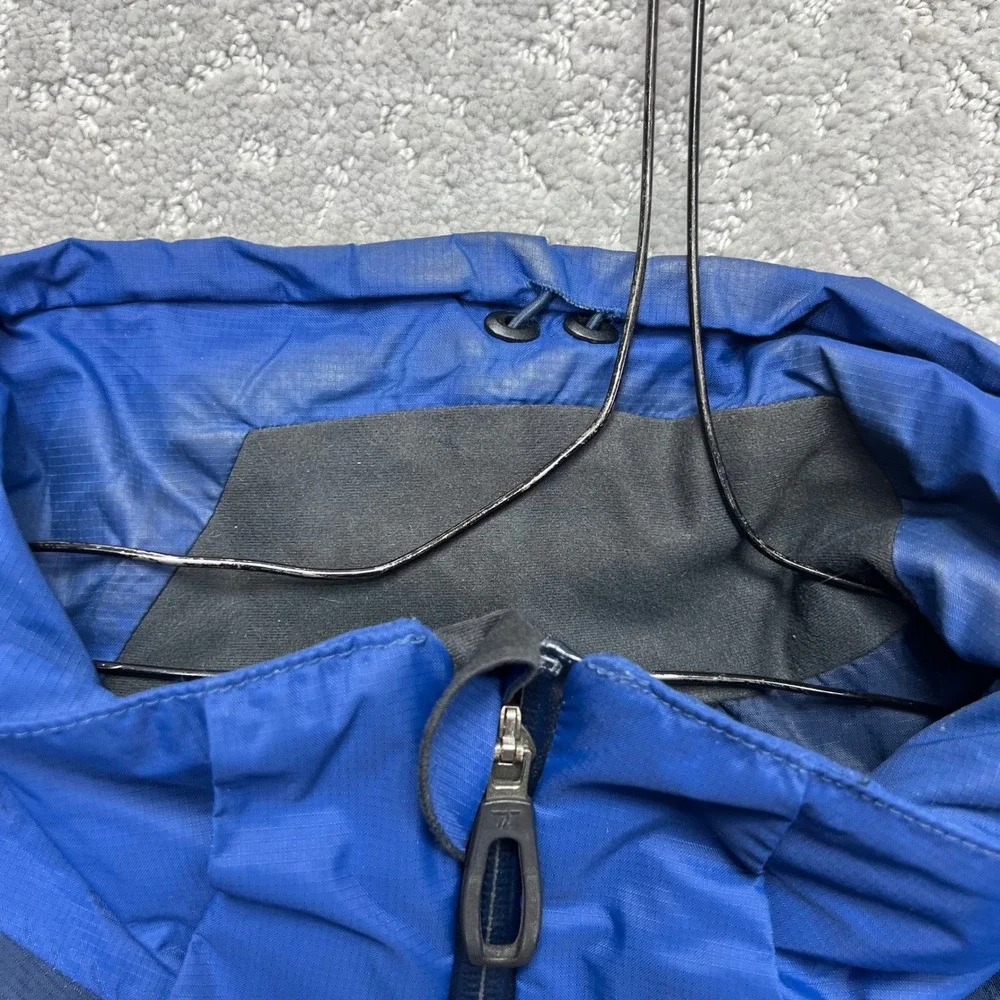 Columbia Titanium Jacket Mens Large Blue Black Omni-Tech Interchange Waterproof